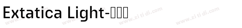 Extatica Light字体转换